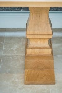 Tom Maxwell, Furniture, Kitchen Table, Dining Table, Leeds, Shadwell, table leg, leg