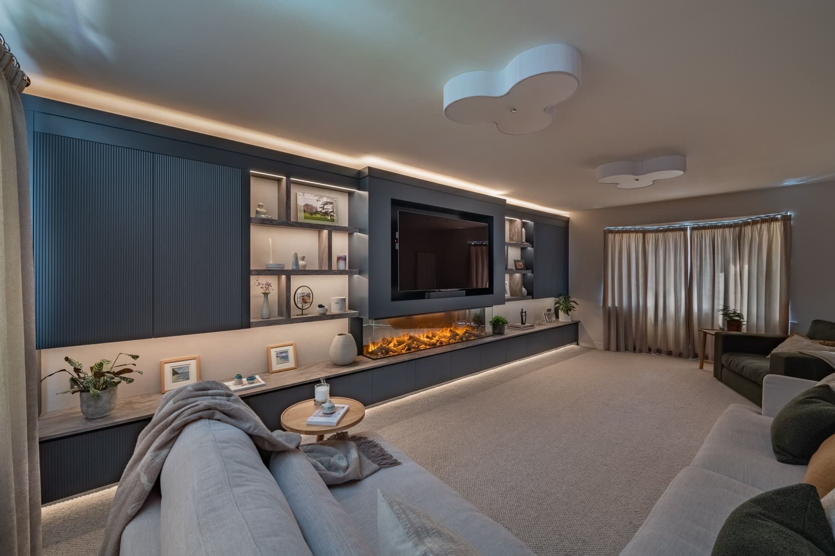 Media Wall with Arlo Interior Design Photography by Bevan Cockerill-24